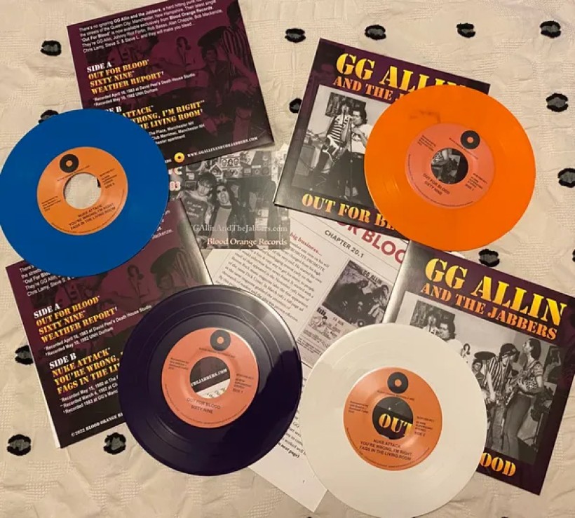 GG Allin & The Jabbers - Out For Blood (Orange Vinyl)