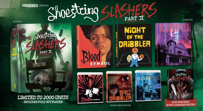 Shoestring Slashers Volume 2: Blood Symbol / Night of the Dribbler / Blood Symbol Shoestring Slashers Volume 2: Blood Symbol / Night of the Dribbler / Blood Symbol