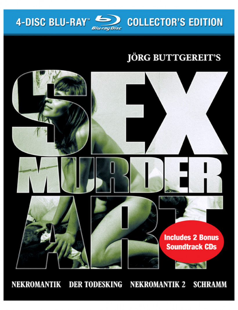 Sex Murder Art: The Films Of Jorg Buttgereit Blu-ray (4 Blu-rays + 2 CDs)